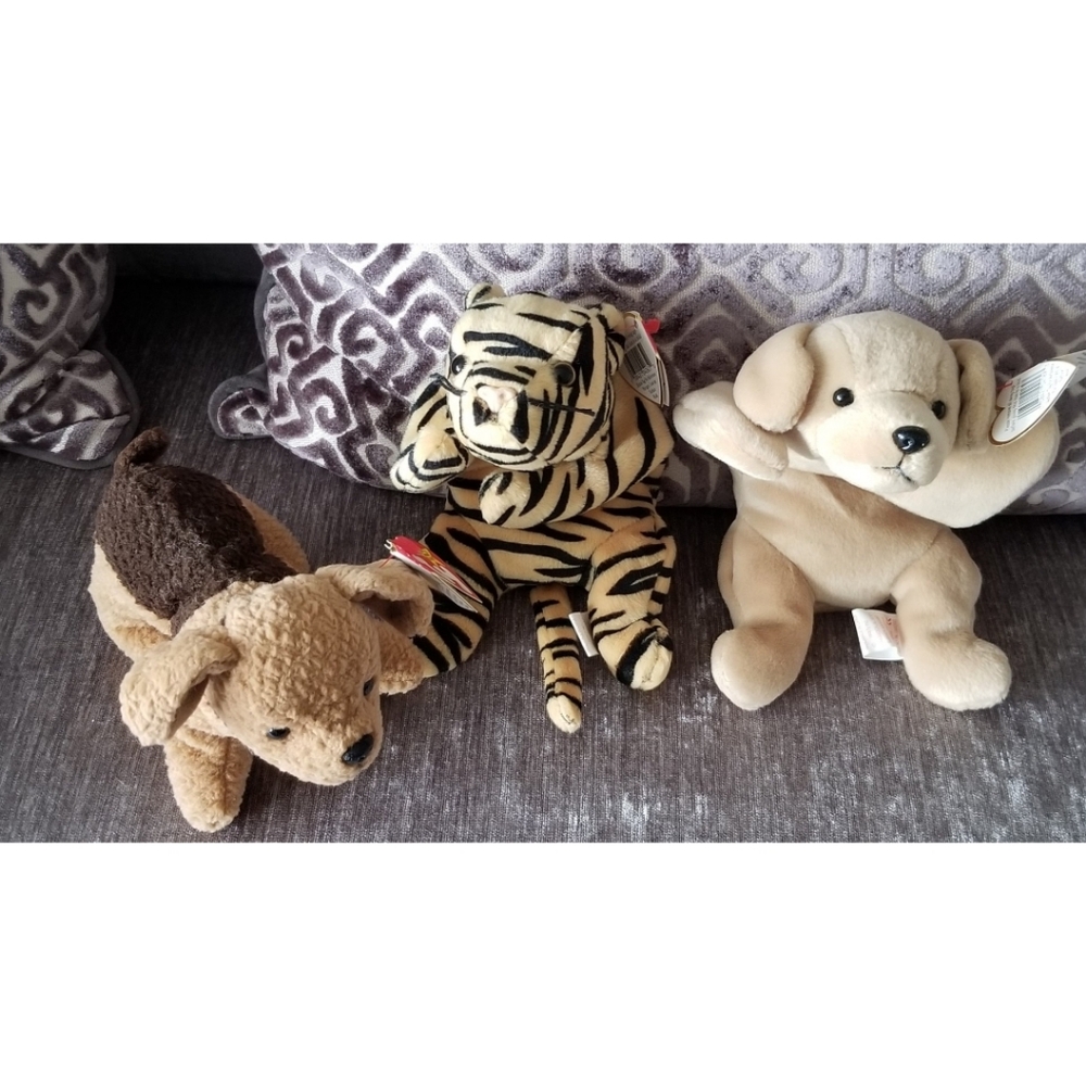 3 TY Beanie Babies